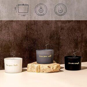 JANOS FERNANDO Aromatherapy Candle Set - Soy, Scented with Essential Oils